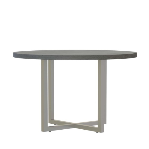 Mirella Conference Table - 42" Stone Gray