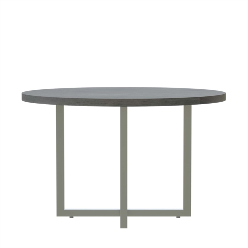 Mirella Conference Table - 42" Stone Gray