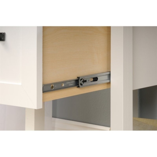 Scranton & Co Computer Desk in Soft White