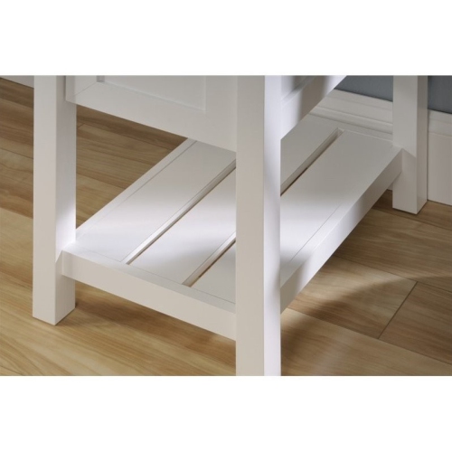 Scranton & Co Computer Desk in Soft White