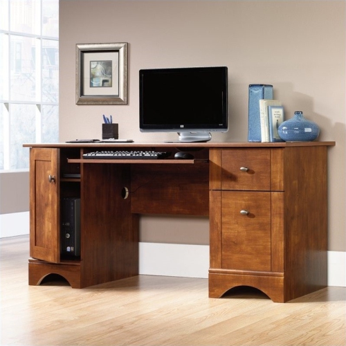 Kingfisher Lane Computer Desk in Brushed Maple