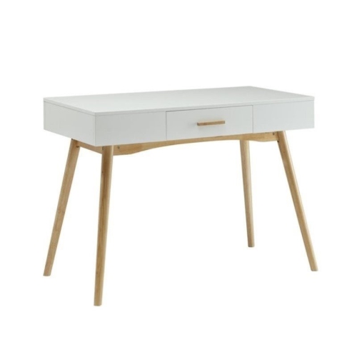SCRANTON & CO  1 Drawer Desk In In White