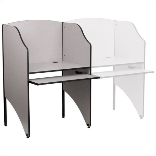 SCRANTON & CO  Starter Study Carrel In Nebula In Grey