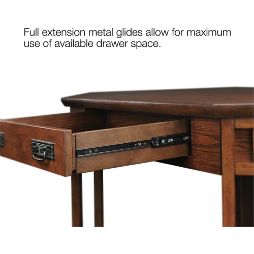 Bowery Hill Corner Computer Desk in Mission Oak