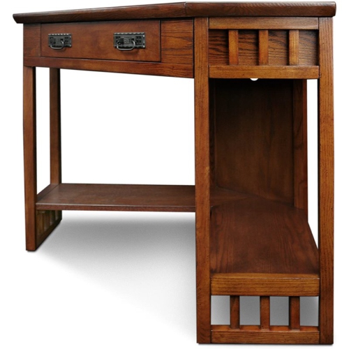 Bowery Hill Corner Computer Desk in Mission Oak