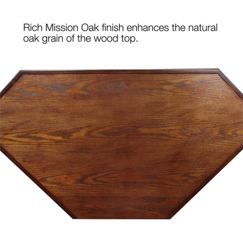 Bowery Hill Corner Computer Desk in Mission Oak