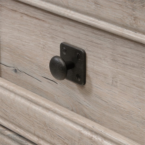 Sauder Palladia Contemporary Wood Executive Desk in Split Oak