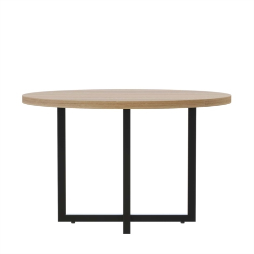 Safco Mirella 42" Round Conference Table in Sand Dune