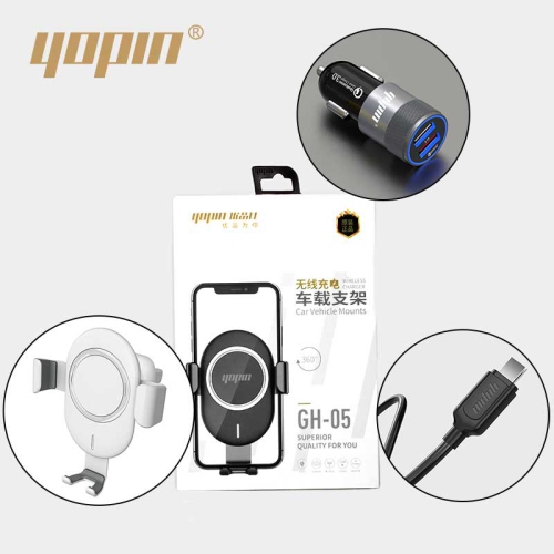 10W Universal Travel Adapter Charging Kit with Car Mount Charger with Usb cable+qc3.0 car charger fast Wireless Charge