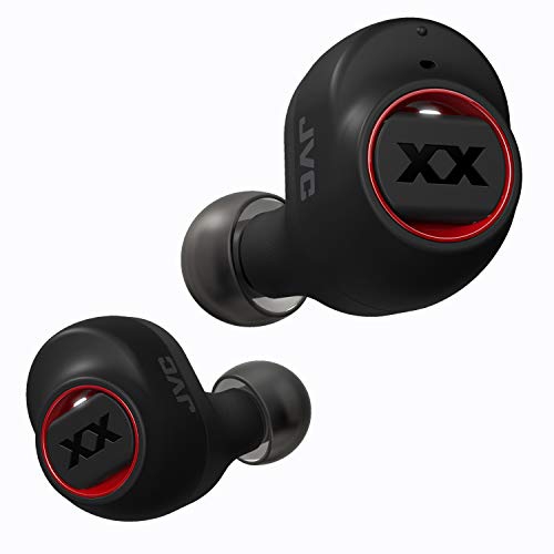 JVC - Wireless In-Ear Headphones with Deep Bass, Bluetooth 5.0, True Wireless, Charging Case Included, Black
