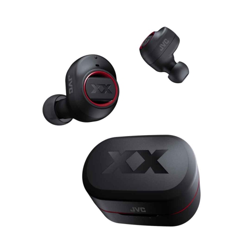 JVC - Wireless In-Ear Headphones with Deep Bass, Bluetooth 5.0, True Wireless, Charging Case Included, Black