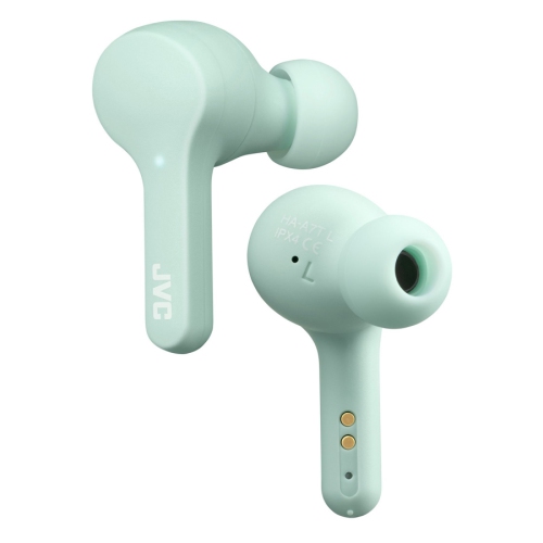 JVC - Gumy In-Ear Wireless Earphones, Bluetooth 5.0, True Wireless with Charging Case, Mint