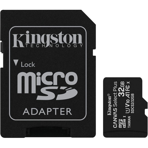 3 Pack Kingston Canvas Select Plus microSDXC 32GB Class 10 UHS-I Memory Card