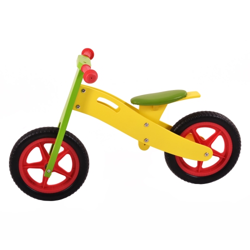 COSTWAY  12'' Balance Bike Classic Kids No-Pedal Learn to Ride Pre Bike W/ Adjustable Seat