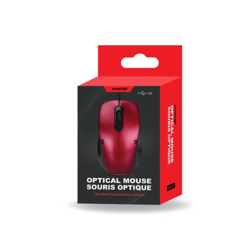 Speedex USB2.0 Office Optical Mouse-Red