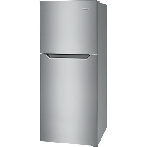 Frigidaire 24" 10.1 Cu. Ft. Top Freezer Refrigerator (FFET1022UV) - Brushed Steel