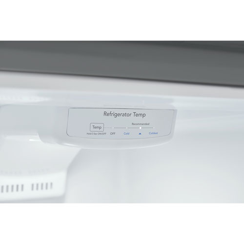 Frigidaire 24" 10.1 Cu. Ft. Top Freezer Refrigerator (FFET1022UV) - Brushed Steel