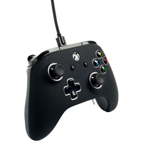 Manette avec fil Fusion Pro de PowerA pour Xbox One - Noir