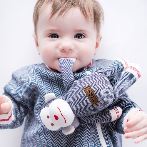 Juddlies Cottage Cotton Jumpsuit - Newborn - Lake Blue