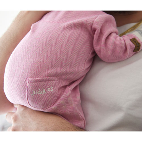 Juddlies Cottage Cotton Jumpsuit - Newborn - Sunset Pink