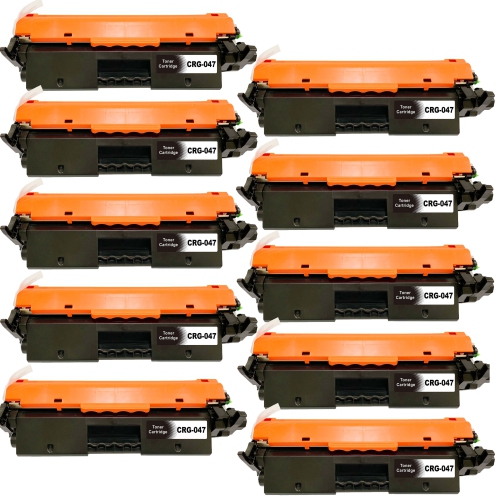 toner4u - 10 Pack CRG047 Compatible Toner Cartridge for Canon 047 2164C001 ImageCLASS LBP113w,LBP112, MF133w, MF112, LBP110, MF110 series