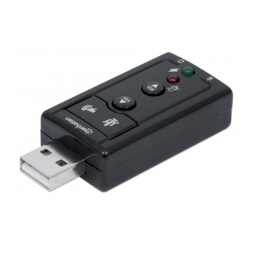 MANHATTAN Hi-Speed USB 3D 7.1 Sound Adapter