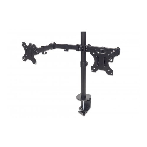 Manhattan Universal Dual Monitor Mount with Double-Link Swing Arms