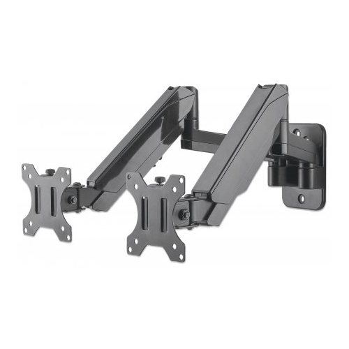 MANHATTAN Universal Gas Spring Dual Monitor Wall Mount