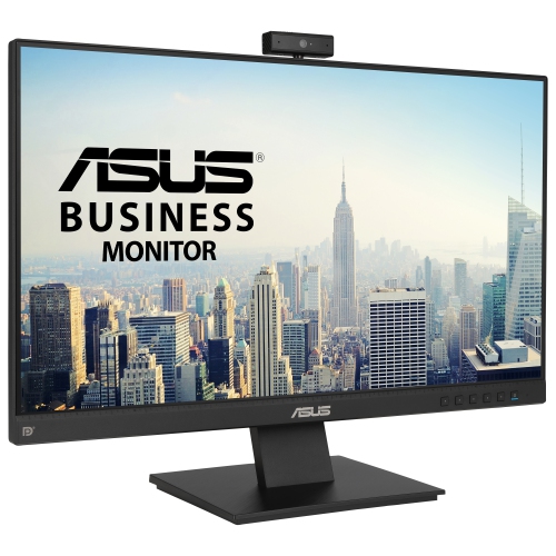 Refurbished - ASUS 24" FHD 60Hz 5ms GTG IPS LED Business Monitor with Built-in Webcam (BE24EQK) - Black