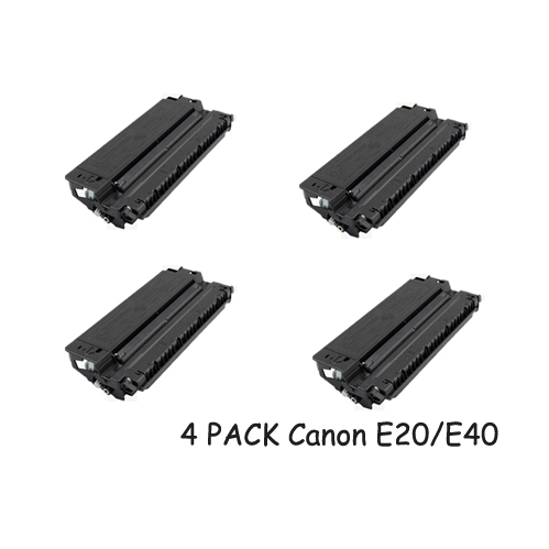 Bestoner™ 4 PK Canon E20/E40 Black Toner Cartridge E16 E20 E30 E31 E40 PC300 400 500 700 900 3700 PC740 7770 920