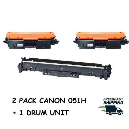 Bestoner™ Drum & 2 Toners Canon 051/Canon-051H for LBP162dw/MF264dw/MF267dw/MF269dw