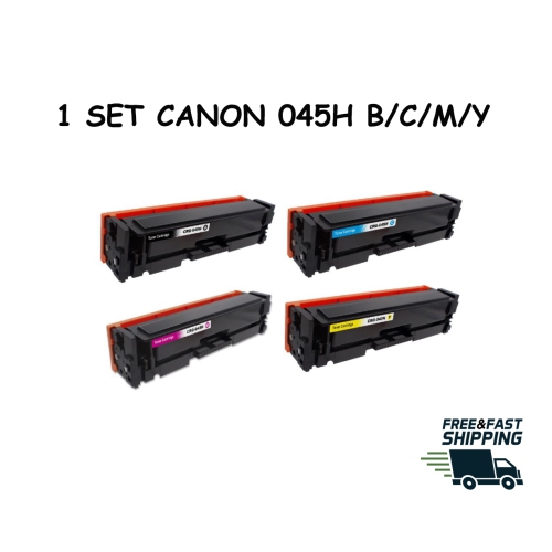 Bestoner™ Canon 045H/Canon045/045 BK/M/Y/C High Yield Toner Cartridge for MF634Cdw/MF632Cdw/LBP612Cdw