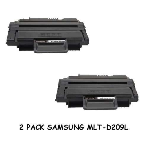 Bestoner™ 2 Pack Samsung 209/MLT-D209L/D209/MLTD209 Black Toner Cartridge for Printer ML-2855/SCX-4824/SCX-4826/SCX-4828