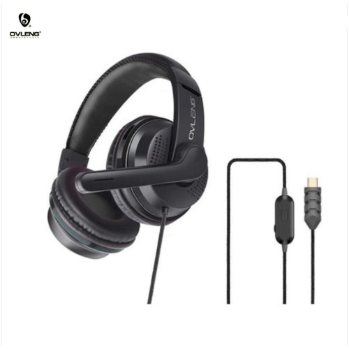 OVLENG  ® U200 USB Surround Sound Gaming Headset With Mic Phone -Black