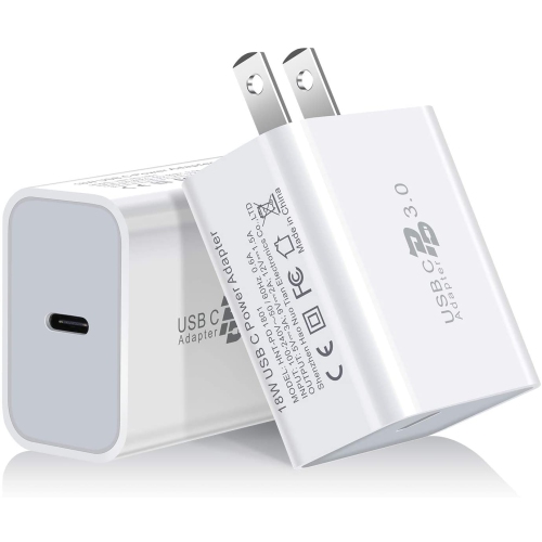 Chargeur mural USB-C à chargement rapide de 30 W de Google - Blanc