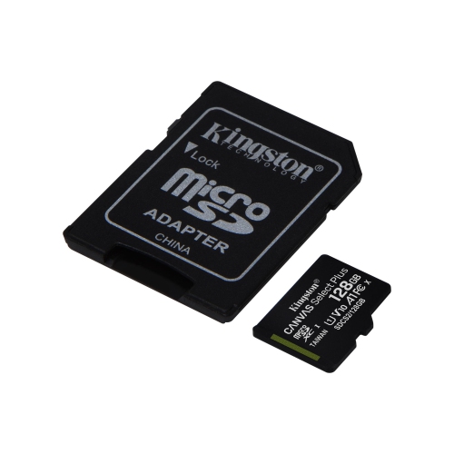 Kingston Canvas Select Plus microSDXC 128GB Class 10 UHS-I Memory Card