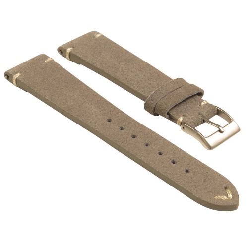 StrapsCo Suede Watch Band Strap for Fitbit Charge 4 & Charge 3 - Short - Grey