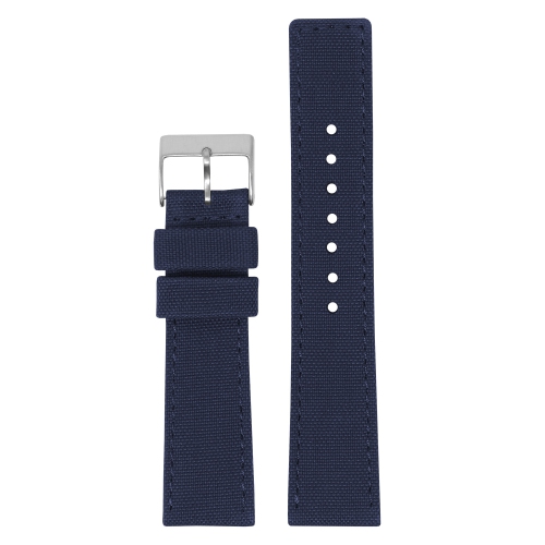 DASSARI  Nylon Watch Band Strap for Fitbit Charge 4 & Charge 3 - In Navy Blue