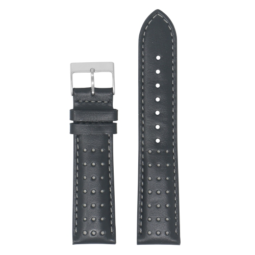 Perforated leather 2025 watch strap