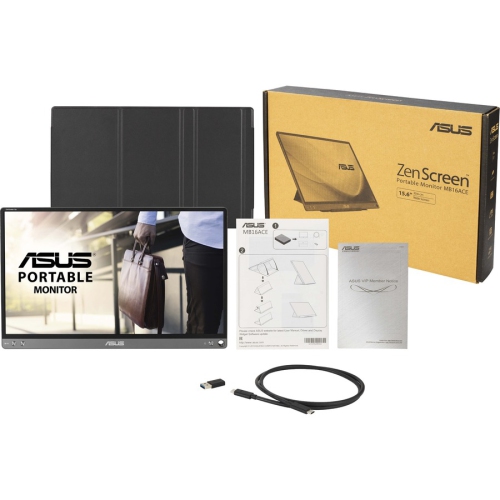 ASUS 15.6" ZenScreen FHD 60Hz 5ms GTG IPS LCD Portable Monitor - Black