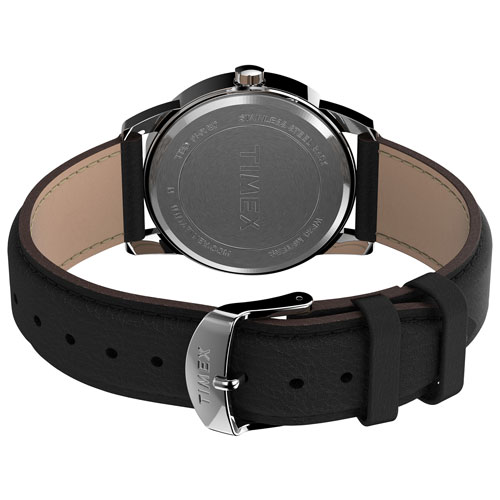 Montre décontractée de 38 mm pour hommes Easy Reader Bold de Timex - Noir/Argenté/Blanc