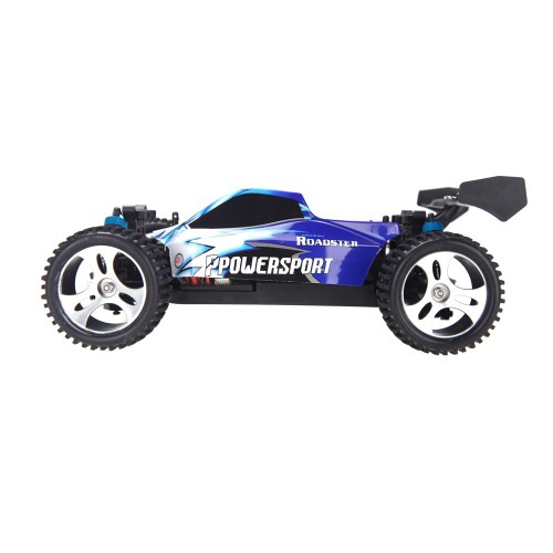 Wltoys A959 Rc Car 1/18 Scale 2.4Gh 4WD Off-Road Buggy(Blue