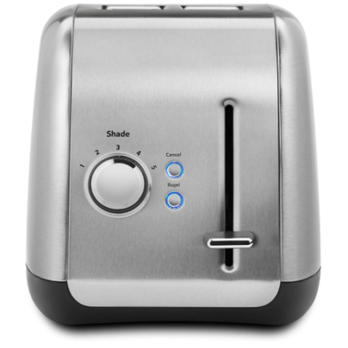 KitchenAid KMT2115SX 2-Slice Toaster with Manual High-Lift Lever, Brushed Stainless, Metallic