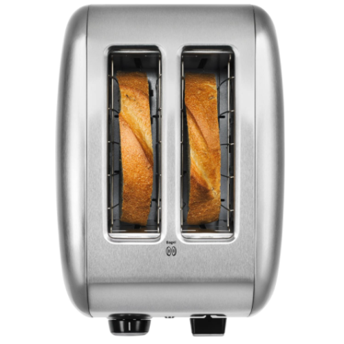 KitchenAid KMT2115SX 2-Slice Toaster with Manual High-Lift Lever, Brushed Stainless, Metallic