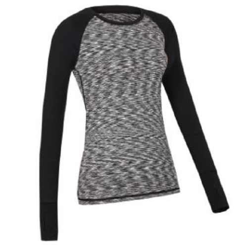 Yoga Long Sleeve Top Black Medium