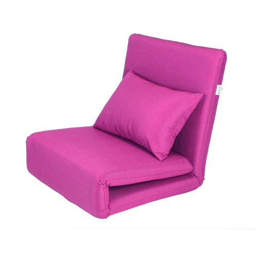 Loungie Cason Linen Flip Chair, Pink