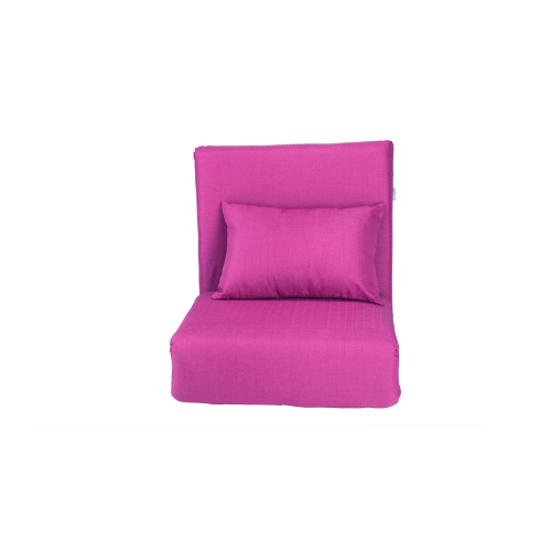 Loungie Cason Linen Flip Chair, Pink