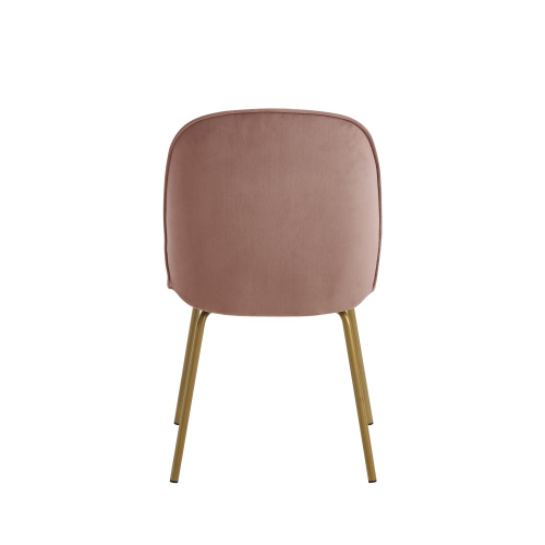 Inspired Home Addisyn Velvet Dining Chair, Blush