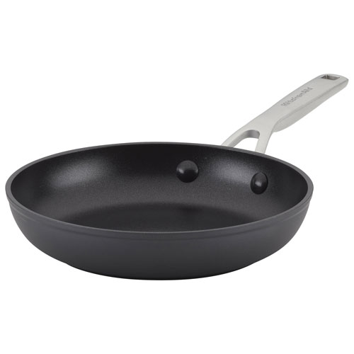 KitchenAid 8.25" Hard-Anodized Aluminum Frying Pan - Black