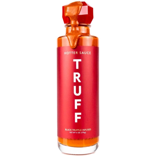 TRUFF Hotter Sauce, Gourmet Hot Sauce with Jalapeño, Red Chili Peppers with More Heat, Black Truffle Oil, Organic Agave Nectar, Hotter Flavor Experie
